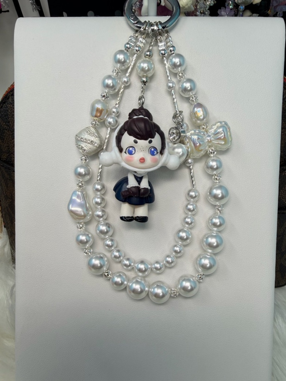 Custom madeSkull Panda handmade inspired phone Charm/bag charm/ keychain